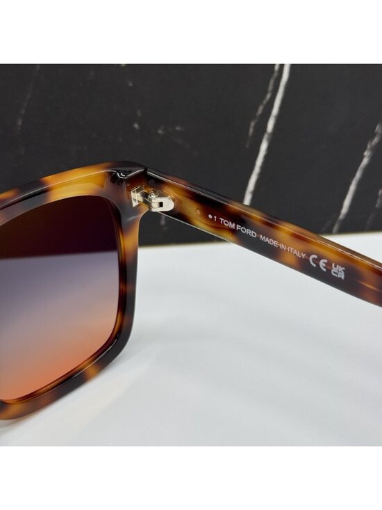 NWT Tom Ford Selby FT0952/S 53P Havana Women Sunglasses Authentic main image 5